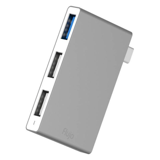 Usb Bpc Flujo Type-C&A USB 3.0 HUB - Silver | BPC Technology