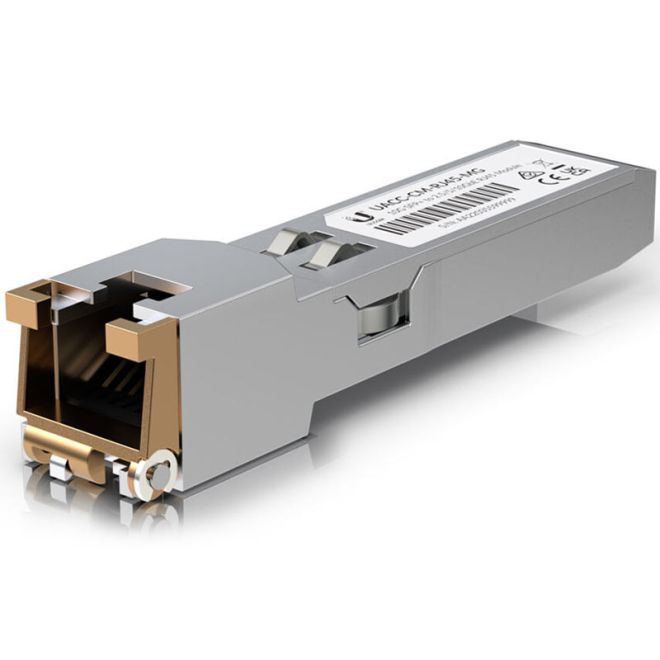 Ubiquiti SFP+ to RJ45 Transceiver Module, 1/2.5/5/10GBase-T Copper SFP ...